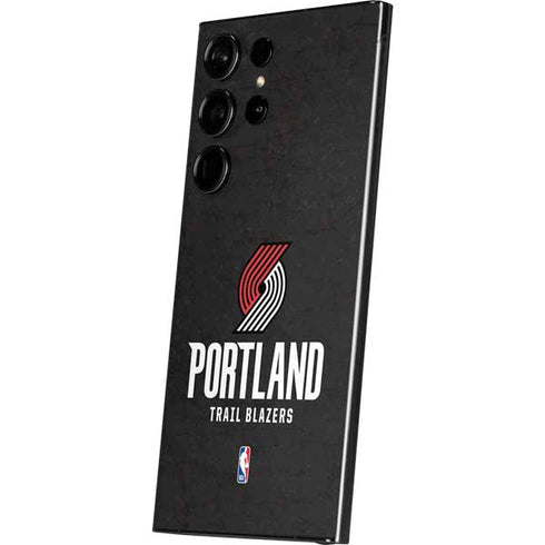 NBA Portland Trail Blazers Distressed Galaxy S25 Ultra Skin